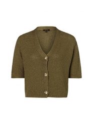 More & More Kardigan damski Kobiety dzianina grubo tkana zielony wypukły wzór tkaniny, 36. Zielone kardigany More & More, bez wzorów, z dzianiny. Za 229.95 zł.