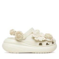 Klapki Crocs. Brązowe klapki Crocs, bez wzorów, bez obcasa. Za 359.99 zł.