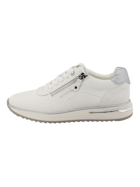 Tom Tailor Sneakersy w kolorze srebrno-białym rozmiar: 36. Białe trampki Tom Tailor, bez wzorów, bez zapięcia. Za 169.95 zł.