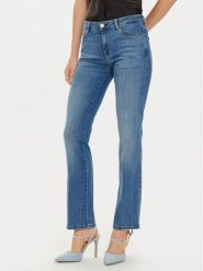 Guess Jeansy W4BA15 D5HB1 Niebieski. Niebieskie jeansy Guess, z aplikacjami. Za 289.99 zł.