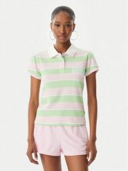 Juicy Couture Polo Juicy Puff JCGCT126015 Zielony Slim Fit. Zielone koszulki polo Juicy Couture, m, bez wzorów, z bawełny, bez kołnierzyka, bez ramiączek. Za 239.99 zł.