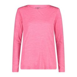 Damska koszulka z długim rękawem CMP. Czerwone bluzki CMP, bez wzorów, sportowe, bez kołnierzyka, bez ramiączek. Za 212.00 zł.