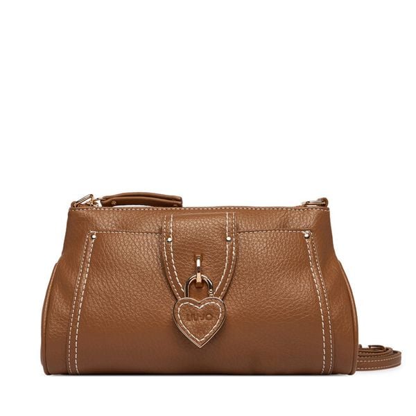 Torebka Liu Jo. Brązowe listonoszki Liu Jo, bez wzorów, bez dodatków. Za 323.99 zł.