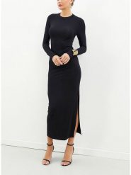 LA Angels Sukienka w kolorze czarnym rozmiar: M. Czarne sukienki LA Angels, m, bez wzorów, bez kołnierzyka, bez ramiączek, maxi. Za 126.99 zł.