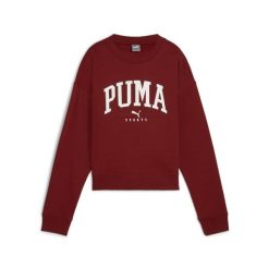Damska bluza z okrągłym dekoltem PUMA SQUAD o pełnej długości PUMA Intense Red. Czerwone bluzy Puma, m, bez wzorów, z dzianiny, bez kaptura. Za 156.99 zł.