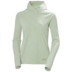 Bluza damska Helly Hansen Tyri. Zielone bluzy Helly Hansen, uniwersalny, bez wzorów, bez kaptura. Za 372.50 zł.
