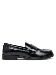 Calvin Klein Lordsy City Sleek HW0HW02306 Czarny. Czarne lordsy Calvin Klein, bez wzorów, ze skóry, bez obcasa, bez zapięcia. Za 349.99 zł.