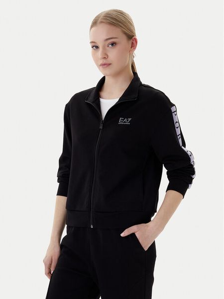 EA7 Emporio Armani Bluza 7W001152 AF12501 UC001 Czarny Regular Fit. Czarne bluzy EA7 Emporio Armani, xl, bez wzorów, z syntetyku, bez kaptura. Za 439.99 zł.