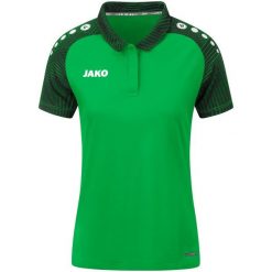 Damska koszulka polo Jako Performance. Czarne koszulki polo JAKO, bez wzorów, z materiału, bez kołnierzyka, bez ramiączek. Za 284.00 zł.