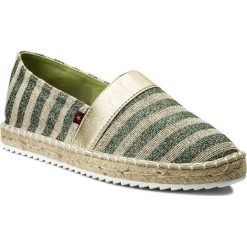 Espadryle BIG STAR - AA274188 Khaki. Zielone espadryle Big Star, bez wzorów, z materiału, bez obcasa, na płaskiej podeszwie, bez zapięcia. W wyprzedaży za 79.00 zł.