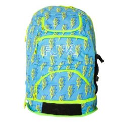 Plecak torba do szkoły na basen siłownię trening Funkita Bolted. Niebieskie torby na laptopa FUNKITA, bez wzorów, z materiału, duże. Za 230.99 zł.