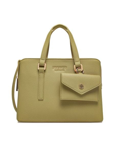 Nine West Torebka CEO-Nira-KY251 Zielony. Zielone torebki klasyczne Nine West, bez wzorów, z materiału, bez dodatków. Za 249.99 zł.