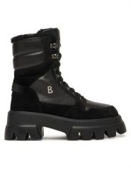Bogner Botki Sapporo 2 A 22542903 Czarny. Czarne botki Bogner, bez wzorów, ze skóry, bez obcasa, na płaskiej podeszwie, bez zapięcia. Za 1,759.00 zł.