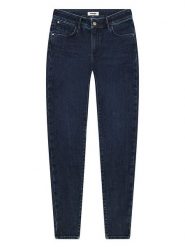 Wrangler Dżinsy - Skinny fit - w kolorze granatowym rozmiar: W27/L30. Niebieskie jeansy Wrangler, l, z aplikacjami, z podwyższonym stanem. Za 144.58 zł.