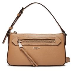 Torebka DKNY. Brązowe torebki klasyczne DKNY, bez wzorów, bez dodatków. Za 379.99 zł.