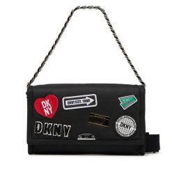 Torebka DKNY. Czarne torebki klasyczne DKNY, bez wzorów, bez dodatków. Za 659.99 zł.