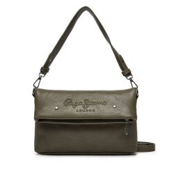 Torebka Pepe Jeans. Brązowe torebki klasyczne Pepe Jeans, bez wzorów, z jeansu, bez dodatków. Za 169.99 zł.