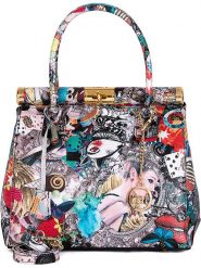 Mia Tomazzi Skórzana torebka "Arcisate" ze wzorem - 29 x 24 x 15 cm rozmiar: onesize. Torby na ramię Mia Tomazzi, bez wzorów, z materiału, na ramię, bez dodatków. Za 298.67 zł.