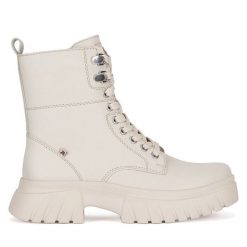 Botki Rieker Revolution Lifestyle. Brązowe botki Rieker Revolution Lifestyle, bez wzorów, bez obcasa, na płaskiej podeszwie, bez zapięcia. Za 399.00 zł.