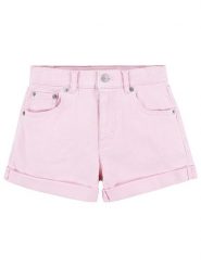 Levi's Kids Szorty dżinsowe w kolorze jasnoróżowym rozmiar: 128. Różowe szorty Levi's Kids, z aplikacjami, ze skóry, klasyczne. Za 127.35 zł.