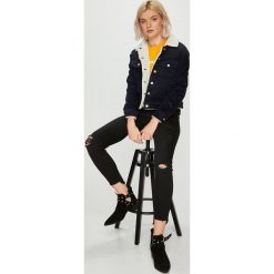 Pepe Jeans - Kurtka. Niebieskie kurtki Pepe Jeans, s, bez wzorów, z bawełny, bez kaptura. W wyprzedaży za 329.90 zł.