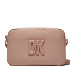 Torebka DKNY. Brązowe listonoszki DKNY, bez wzorów, bez dodatków. Za 519.99 zł.