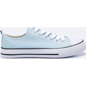 American Club - Tenisówki. Niebieskie trampki American CLUB, bez wzorów, z materiału, bez zapięcia. W wyprzedaży za 29.90 zł.