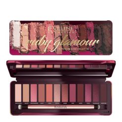 Eveline Cosmetics Ruby Glamour Paleta cieni 12 do powiek Paletki cieni i zestawy kosmetyków 12 g BURGUND, RÓ?, NUDE. Kredki do oczu Eveline Cosmetics. Za 50.30 zł.