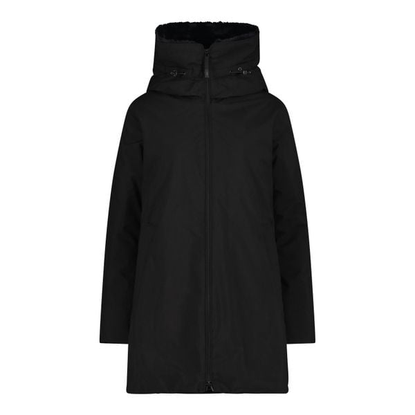 Parka damska z kapturem CMP. Czarne parki CMP, z poliesteru, z kapturem. Za 696.85 zł.