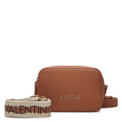 Torebka Valentino. Brązowe listonoszki Valentino, bez wzorów, bez dodatków. Za 279.99 zł.