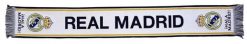 Szalik Real Madryt - licencjonowany 140 cm x 20 cm. Białe szaliki REAL MADRID, bez wzorów, z materiału. Za 99.00 zł.