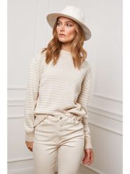 So Cachemire Sweter "Dweg" w kolorze beżowym rozmiar: S. Brązowe swetry So Cachemire, s, bez wzorów, z kaszmiru, bez ramiączek. Za 211.31 zł.