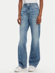 BOSS Jeansy C_Ada 50545081 Niebieski Straight Fit. Niebieskie jeansy Boss, bez wzorów. Za 699.99 zł.