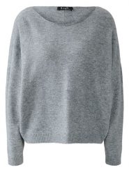 Miss Lagotte Sweter w kolorze szarym rozmiar: 38. Szare swetry Miss Lagotte, bez wzorów, bez ramiączek. Za 155.15 zł.