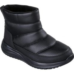 Buty damskie Skechers On the go Stellar Everest. Czarne trekkingi Skechers, z materiału, trekkingowe. Za 339.99 zł.