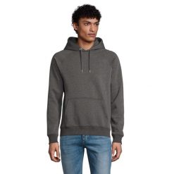 Bluza Unisex Dla Dorosłych Stellar. Szare bluzy SOL'S, m, bez wzorów, z bawełny, z kapturem. Za 159.99 zł.