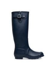 Hunter Kalosze HFW-006 Granatowy. Niebieskie kalosze Hunter, bez wzorów, z kauczuku. Za 279.99 zł.
