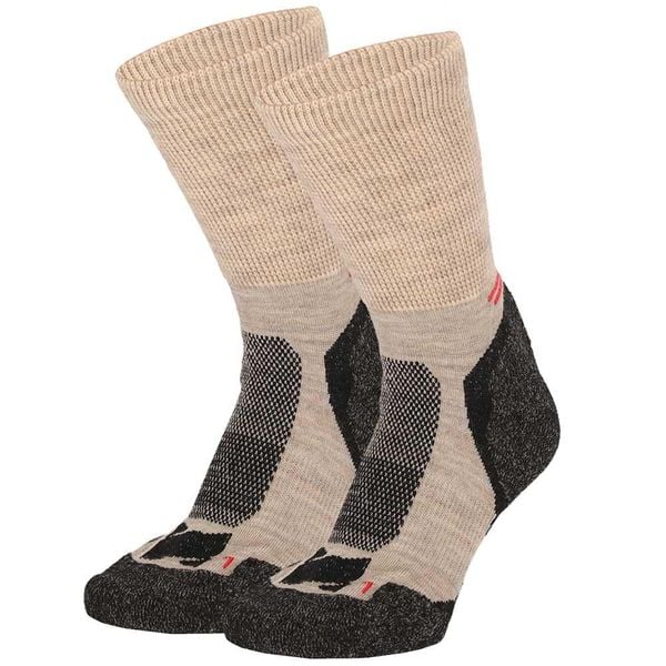 Skarpety turystyczne - Wełna Merino - Multi beżowy 2 pary. Brązowe skarpety XTREME, bez wzorów, z wełny. Za 128.95 zł.