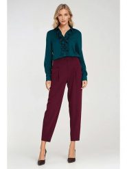 Nife Spodnie w kolorze czerwonym rozmiar: 38. Czerwone spodnie materiałowe Nife, na co dzień, bez wzorów, z materiału. Za 182.72 zł.