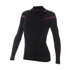 Termoaktywna damska bluza narciarska Brubeck Thermo. Czarne bluzy Brubeck, l, bez wzorów, z dzianiny, bez kaptura. Za 188.99 zł.