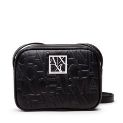 Torebka Armani Exchange. Czarne listonoszki Armani Exchange, bez wzorów, bez dodatków. Za 309.99 zł.