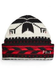 Polo Ralph Lauren Czapka 455931417001 Czarny. Czarne czapki Polo Ralph Lauren, bez wzorów, z wełny. Za 619.99 zł.
