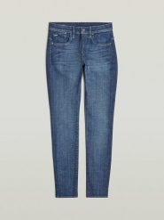 G-Star Dżinsy "Lhana" - Super Skinny fit - w kolorze niebieskim rozmiar: W30/L32. Niebieskie jeansy G-Star, l, bez wzorów. Za 175.67 zł.