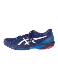 Asics Buty sportowe "Solution Speed FF 2" w kolorze granatowym rozmiar: 41,5. Niebieskie obuwie sportowe Asics, bez zapięcia, do biegania. Za 423.95 zł.