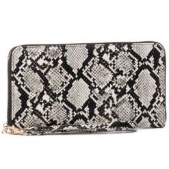 ACCCESSORIES 1W1-053-SS20 Czarny. Czarne portfele ACCCESSORIES, bez wzorów, ze skóry ekologicznej. Za 59.99 zł.
