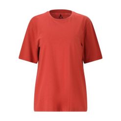 Koszulka damska Whistler Caloot. Czerwone bluzki Whistler, bez wzorów, sportowe, bez kołnierzyka, bez ramiączek. W wyprzedaży za 66.99 zł.