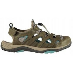 Sandały trekkingowe damskie Karrimor Auckland Lady K1021. Brązowe sandały Karrimor, bez wzorów, sportowe, bez obcasa, bez zapięcia. Za 190.99 zł.