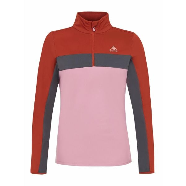 Damska bluza rozpinana 1/4 Protest Prtnaiads. Brązowe bluzy Protest, na zimę, bez wzorów, bez kaptura. Za 246.00 zł.