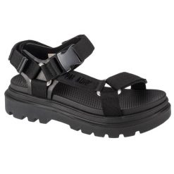 Sandały damskie, Pallacruise Strap. Czarne sandały Palladium, bez wzorów, z gumy, sportowe, bez obcasa, bez zapięcia. Za 359.99 zł.