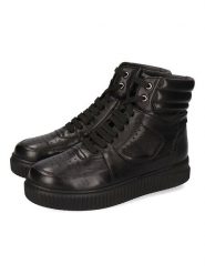 MELVIN & HAMILTON Skórzane sneakersy "Nuri" w kolorze czarnym rozmiar: 40. Czarne trampki Melvin & Hamilton, bez wzorów, za kostkę, bez zapięcia. Za 440.28 zł.